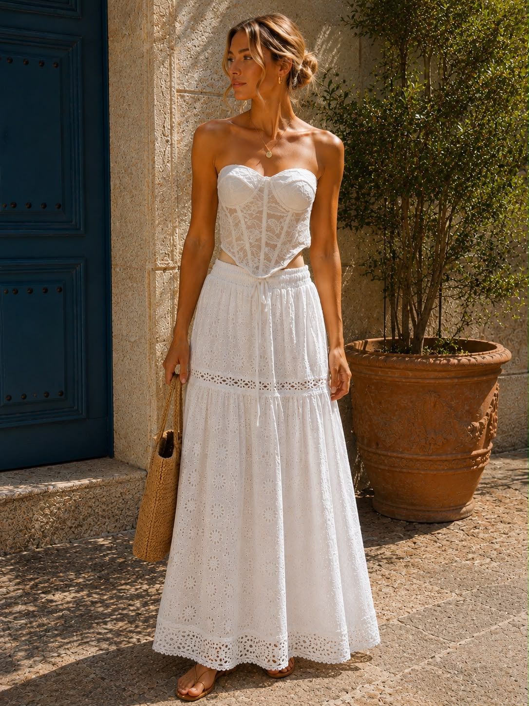 Corsetto Pizzo Imbottito