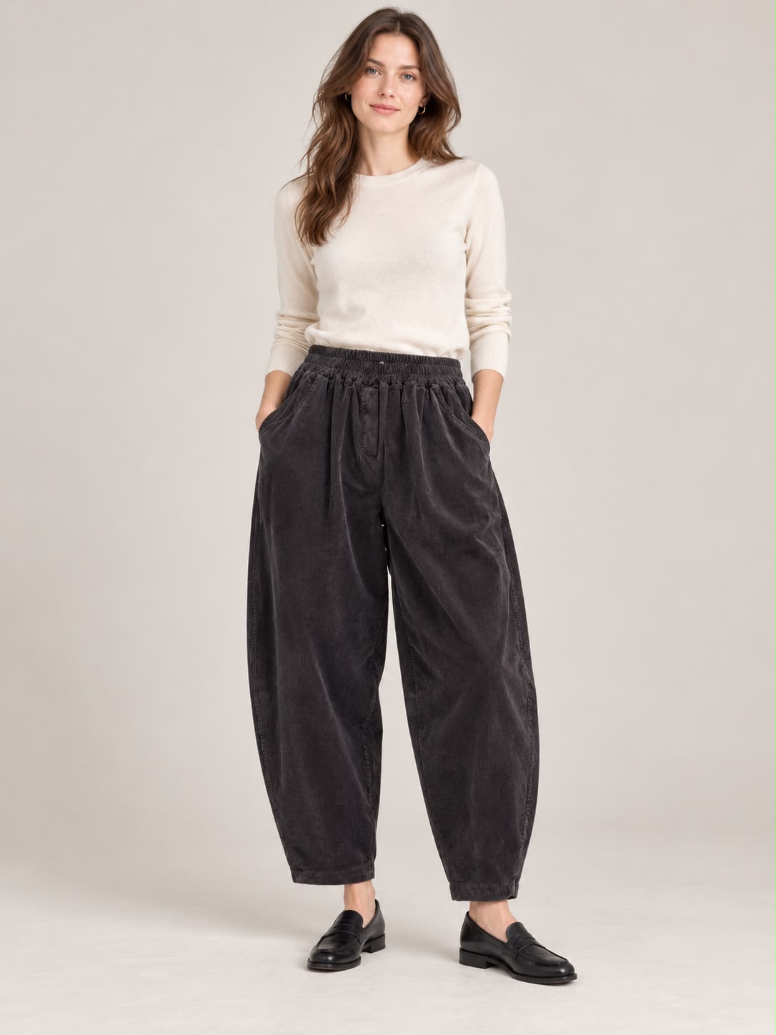 Pantalone Balloon Velluto