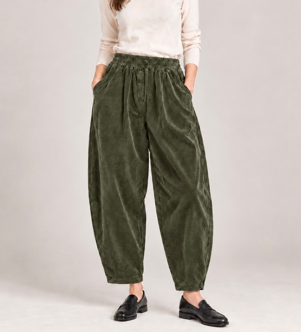 Pantalone Balloon Velluto