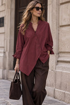 Camicia  asimmetrica
