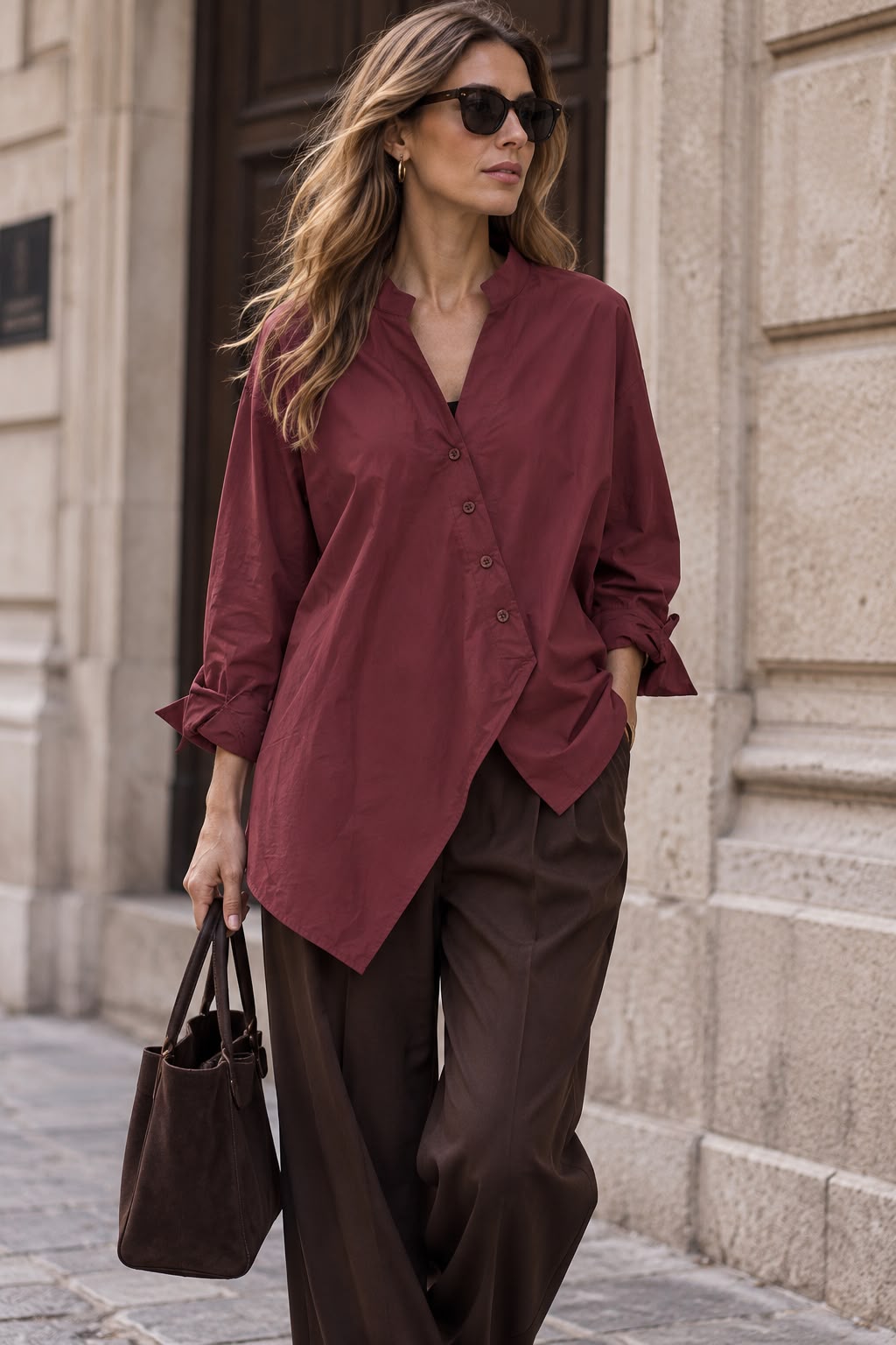 Camicia  asimmetrica