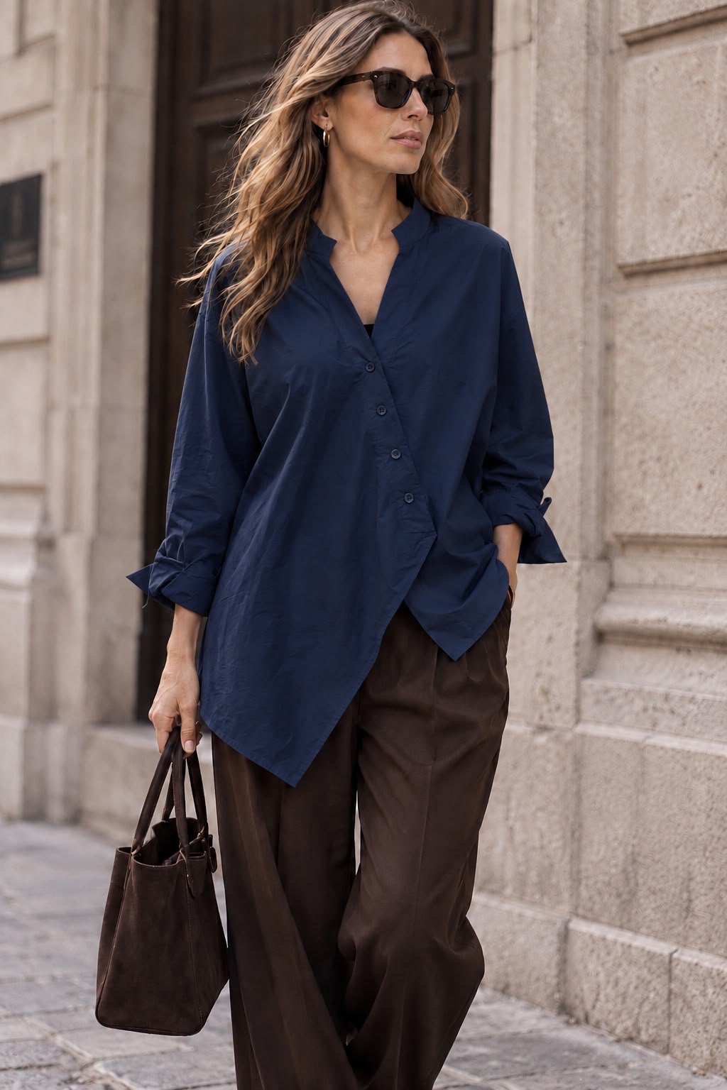 Camicia  asimmetrica