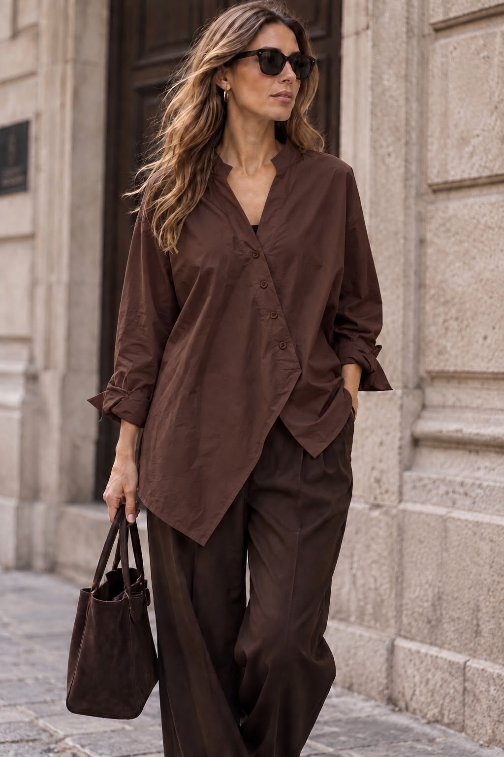 Camicia  asimmetrica