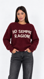 Maglione con Scritta