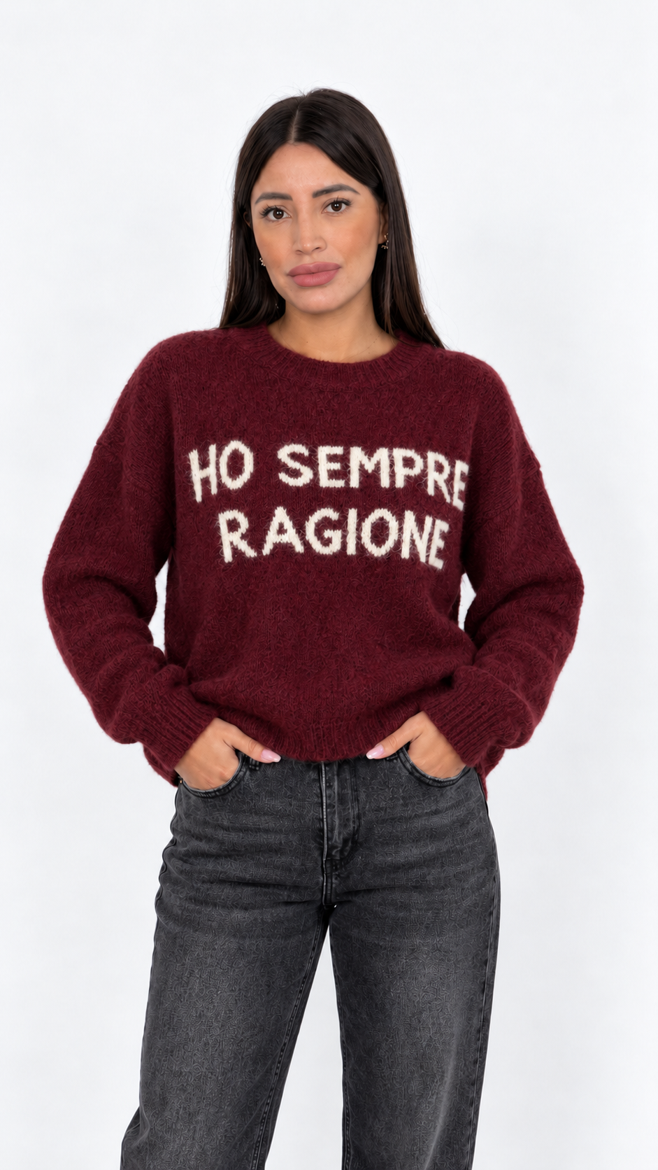 Maglione con Scritta