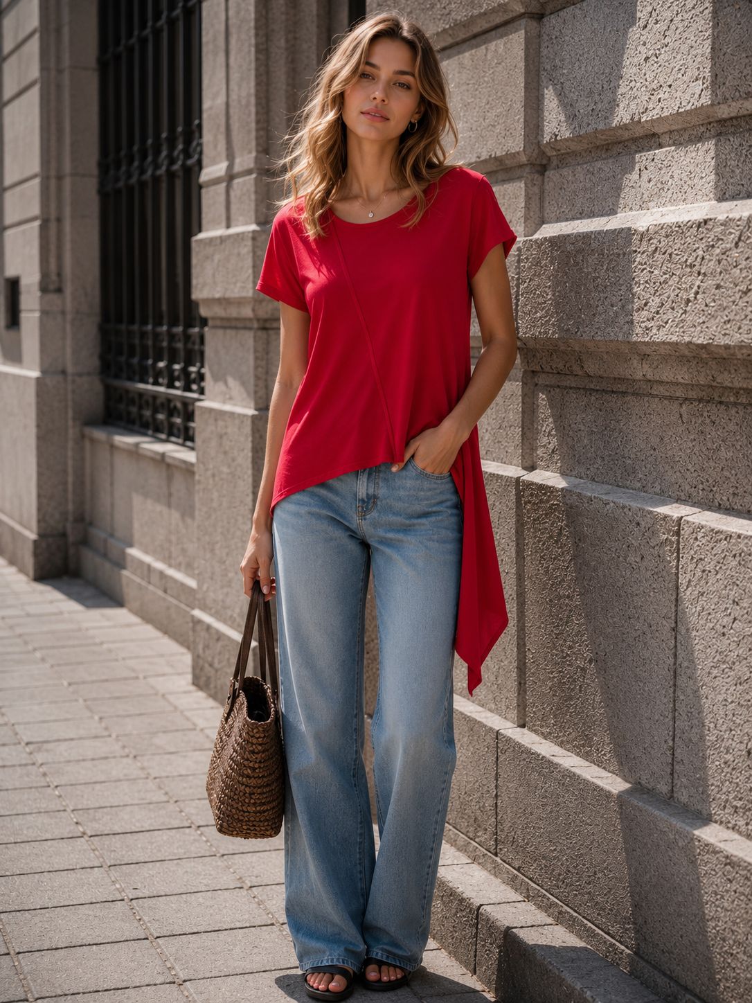 Maglia Lunga Taglio Vivo Wendy Trendy