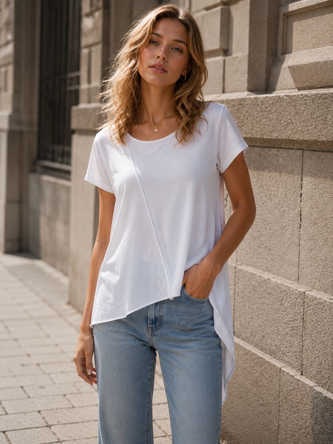 Maglia Lunga Taglio Vivo Wendy Trendy