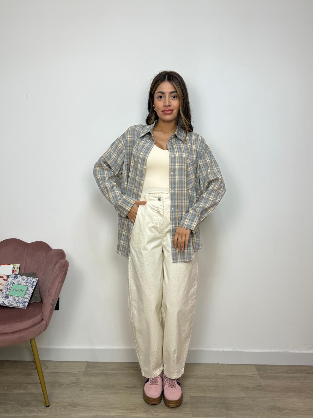 Camicia con Micro Punti Luce