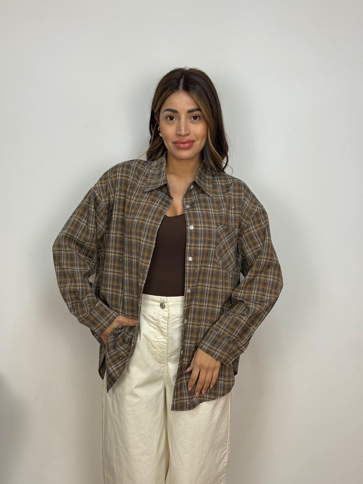 Camicia con Micro Punti Luce