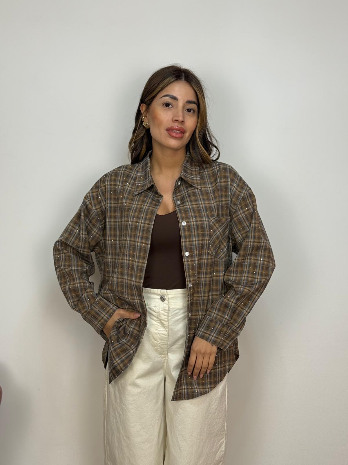 Camicia con Micro Punti Luce