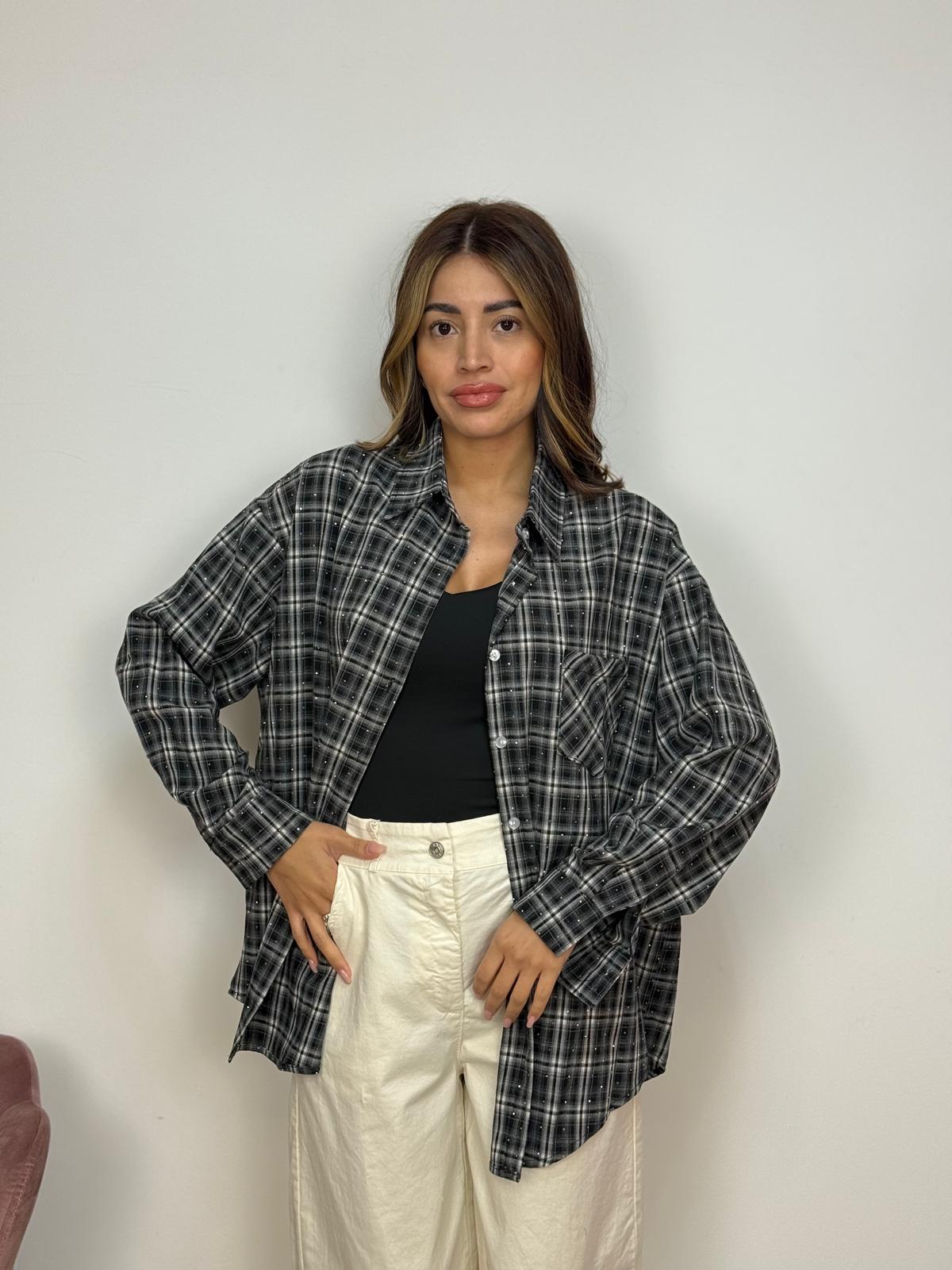 Camicia con Micro Punti Luce