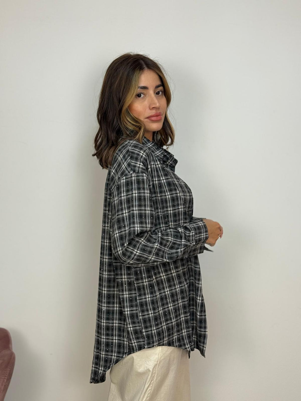 Camicia con Micro Punti Luce