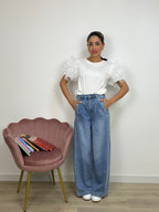 Pantalone Palazzo con le Pince