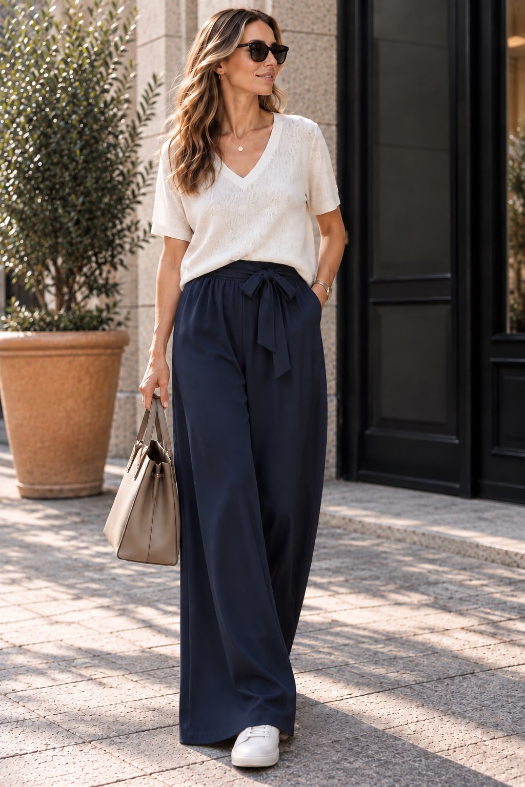 Pantalone Palazzo Simple Elasticizzato
