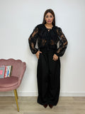 Maglia Cardigan in Pizzo