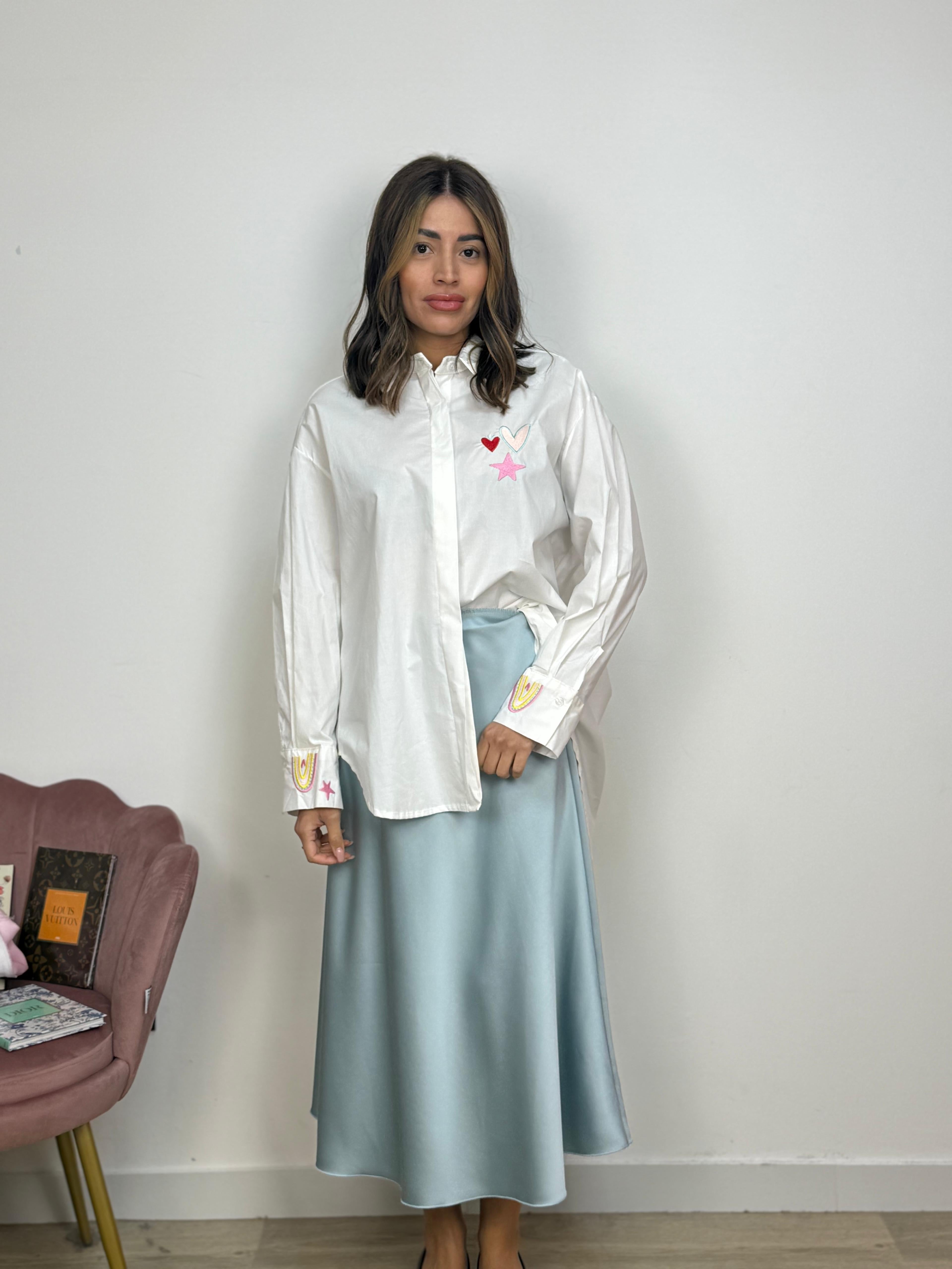 Camicia con Write Dietro