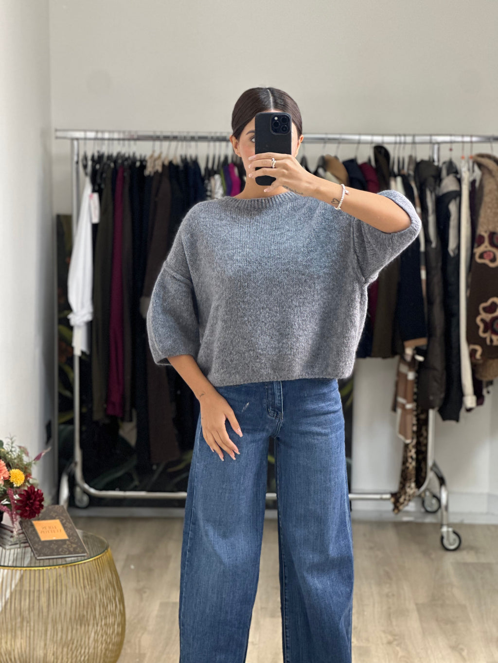 Maglione Morbido Tre Quarti