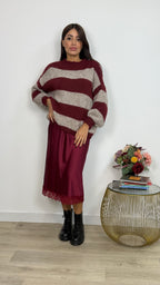Maglione Morbido a Righe
