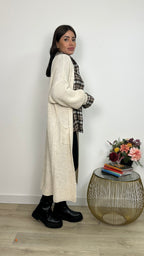CARDIGAN LUNGO IN MAGLIA