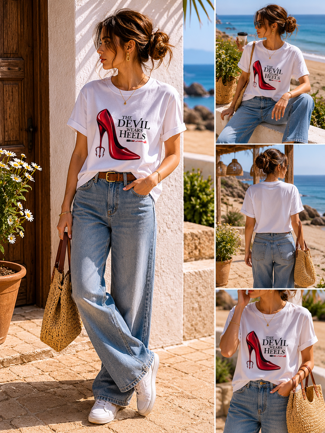 T-shirt The Devil Wears Heels
