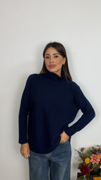 Maglione a Collo Mock
