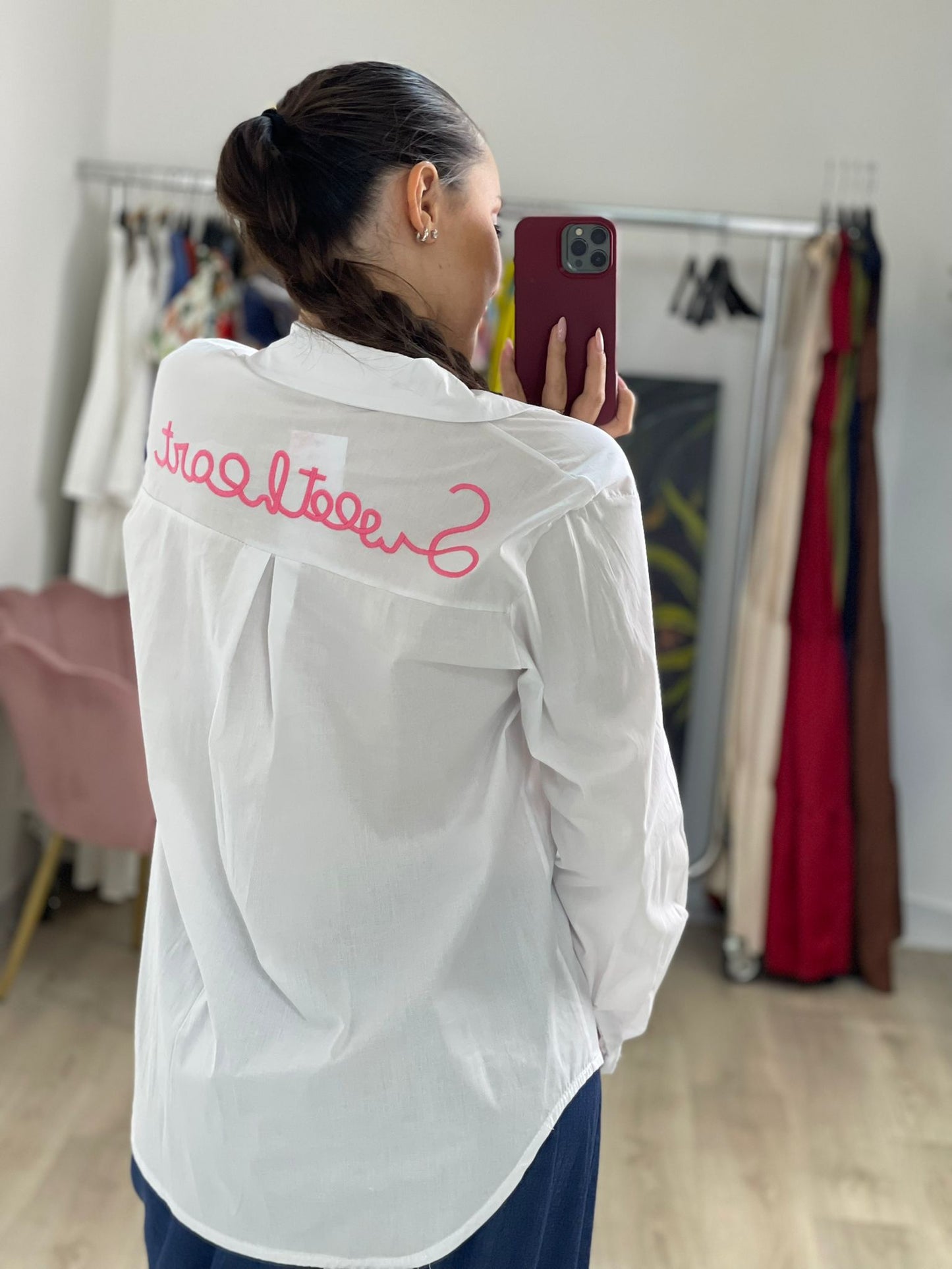 Camicia sweetheart