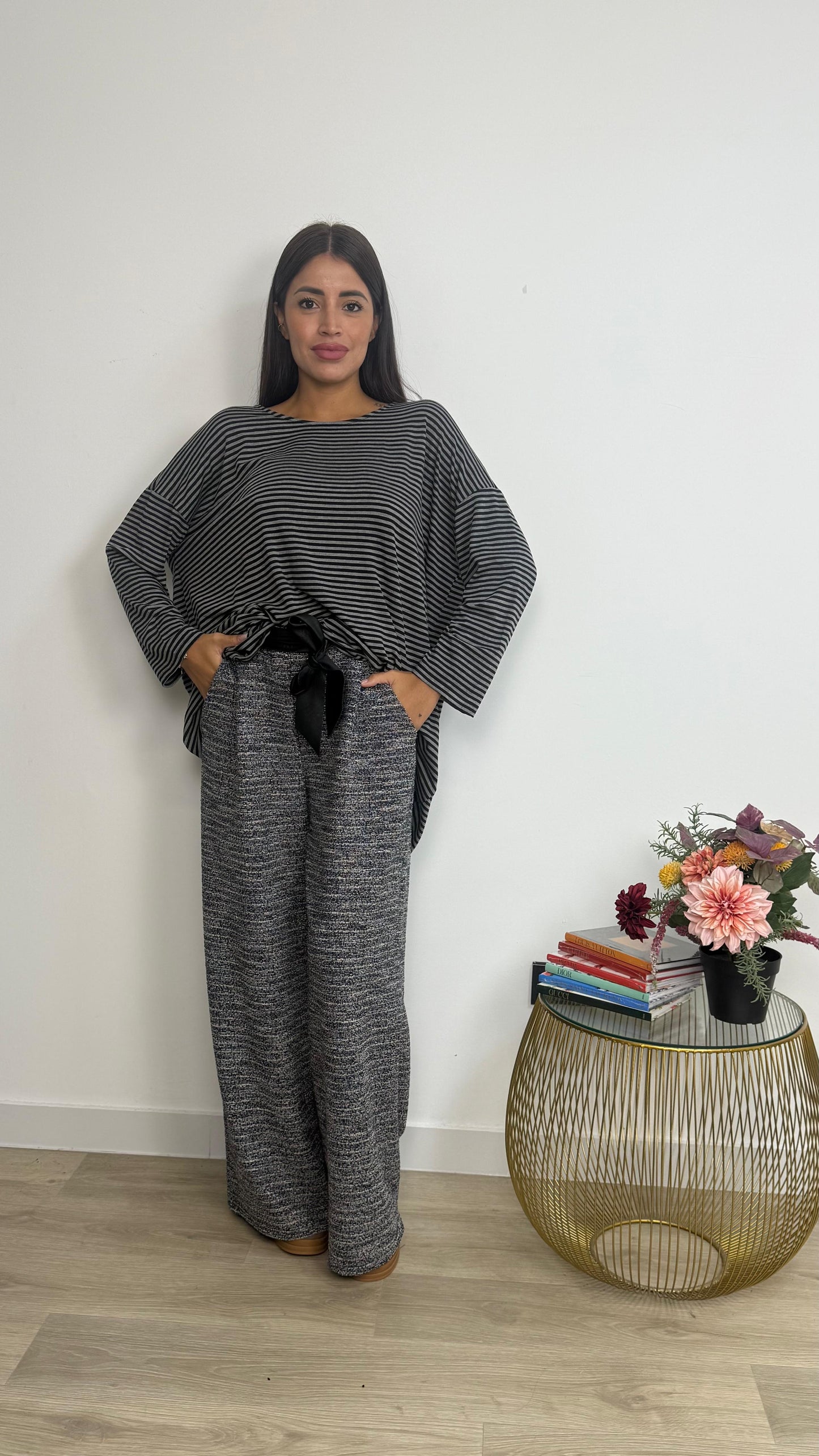 T-shirt maniche lunghe over di Wendy Trendy