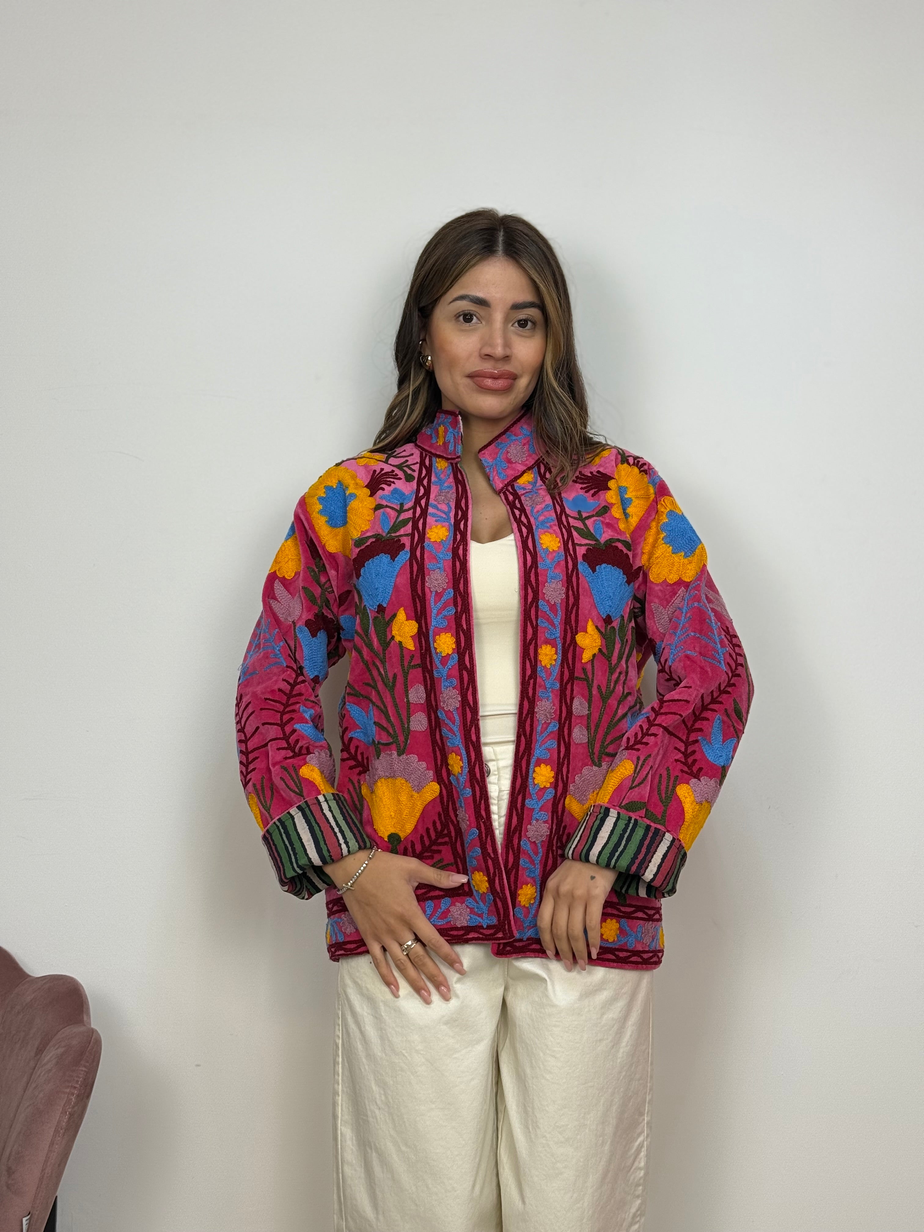 Giacca etniche ricamate