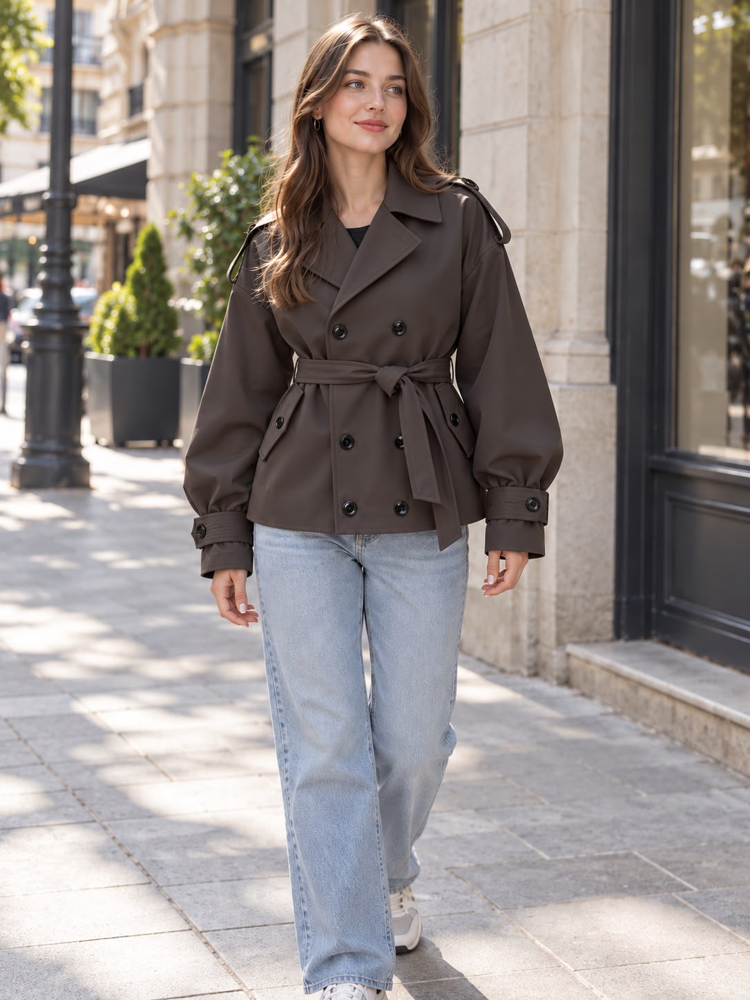 Trench con Cintura