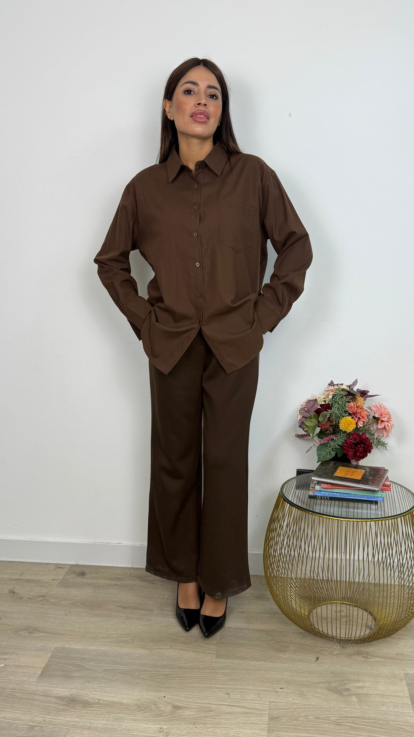 Pantalone Palazzo Felpato