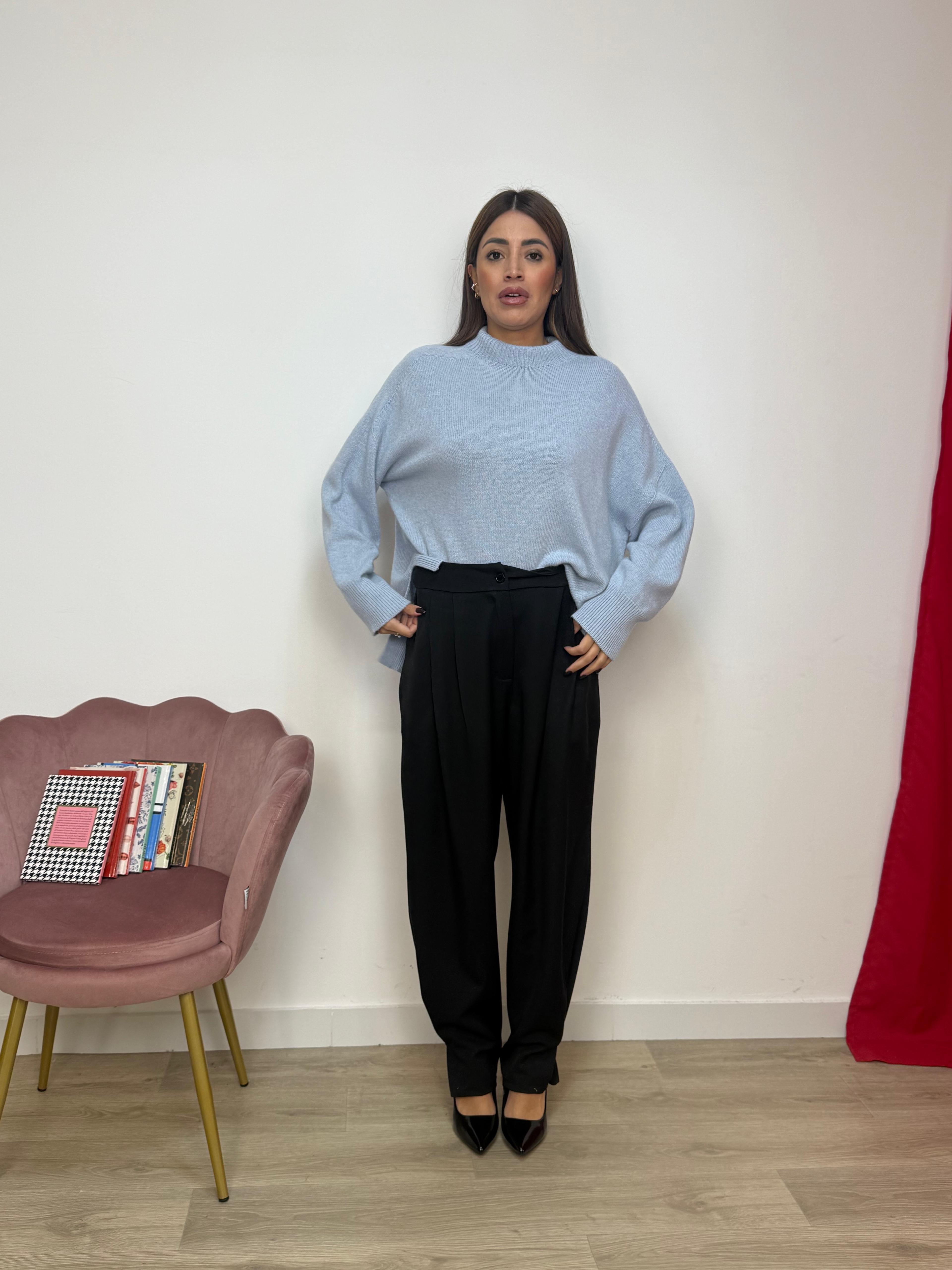 Pantalone Bottone Caviglia Modificabile