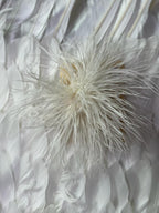 Spilla con piume piccola