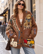 Cardigan Vintage Patchwork