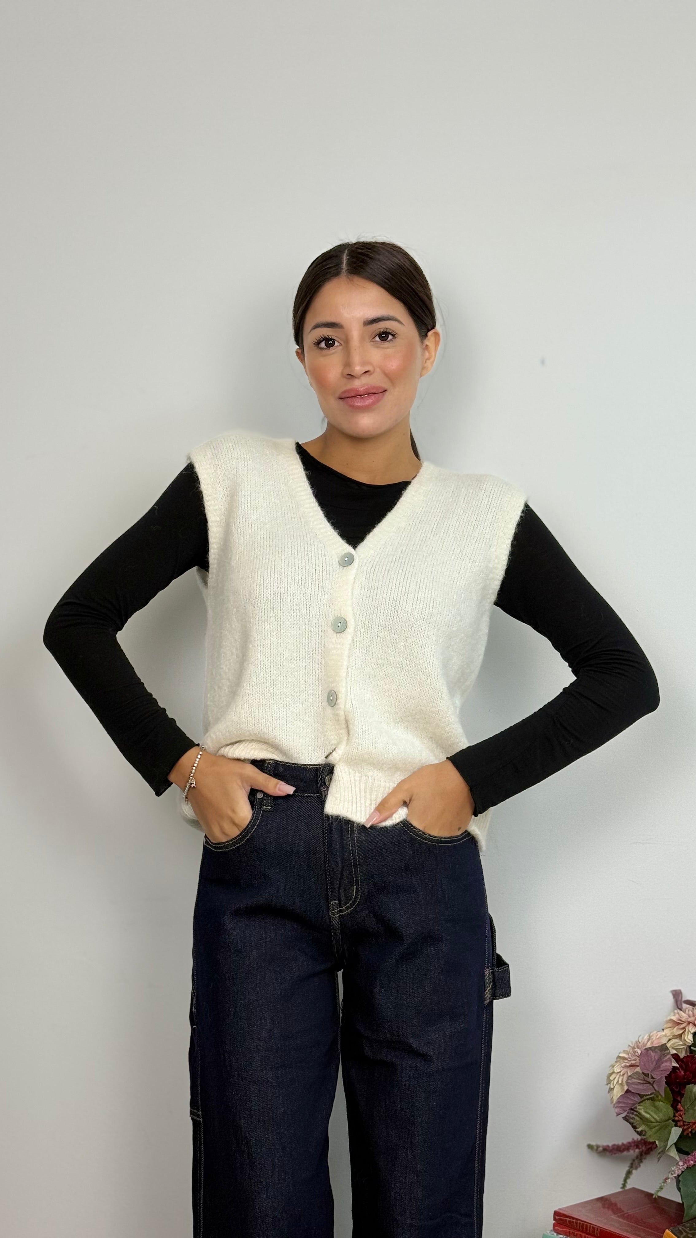 Gilet con Bottoni