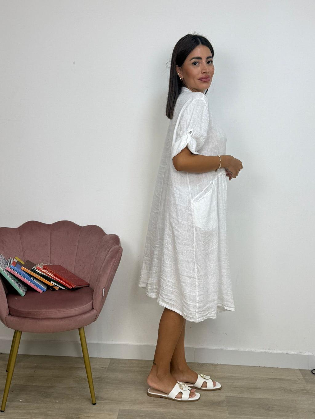 Abito Camicia di Lino
