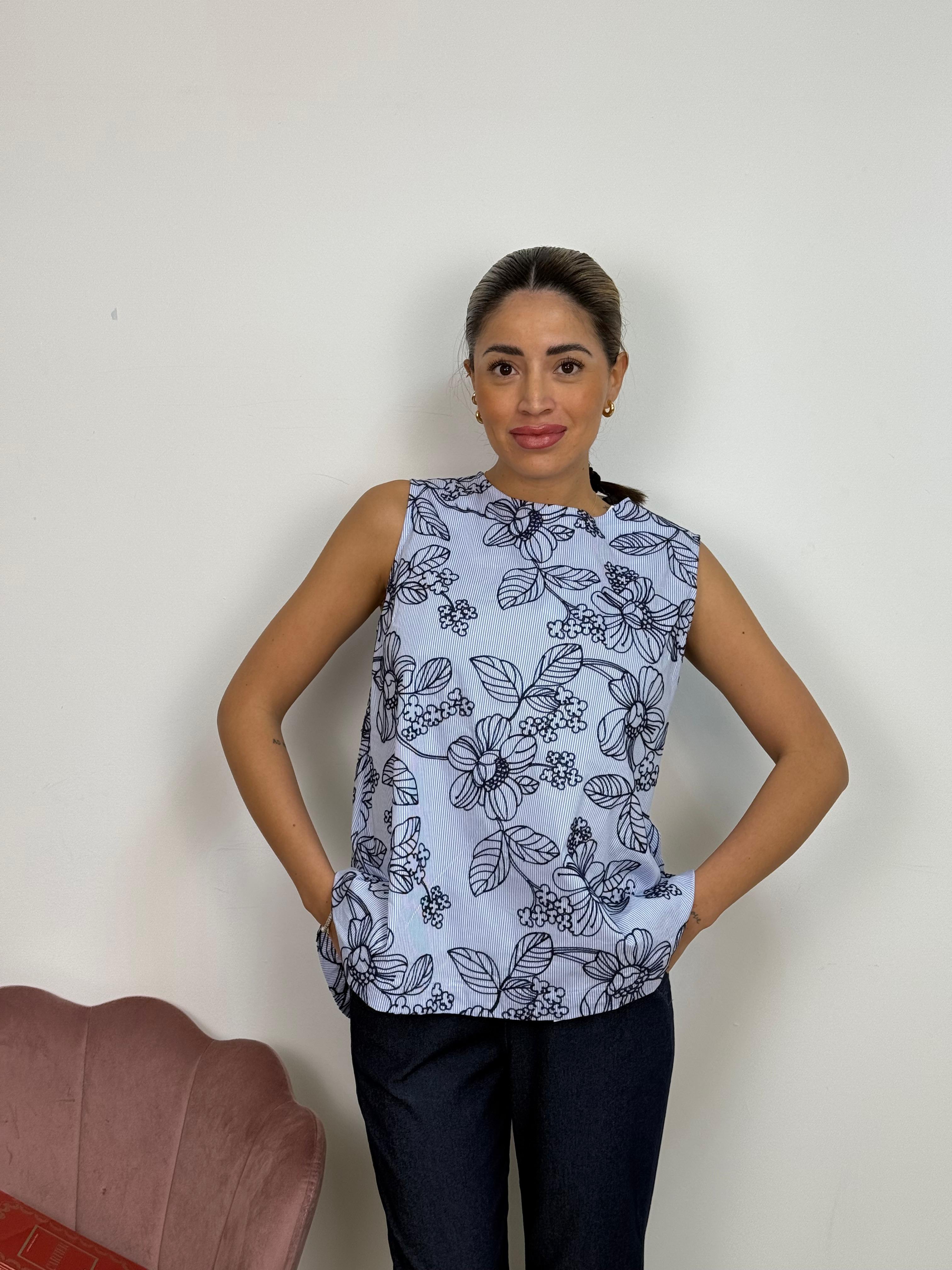 Maglia con Chiusura a Bottoni sulla Schiena Wendy Trendy