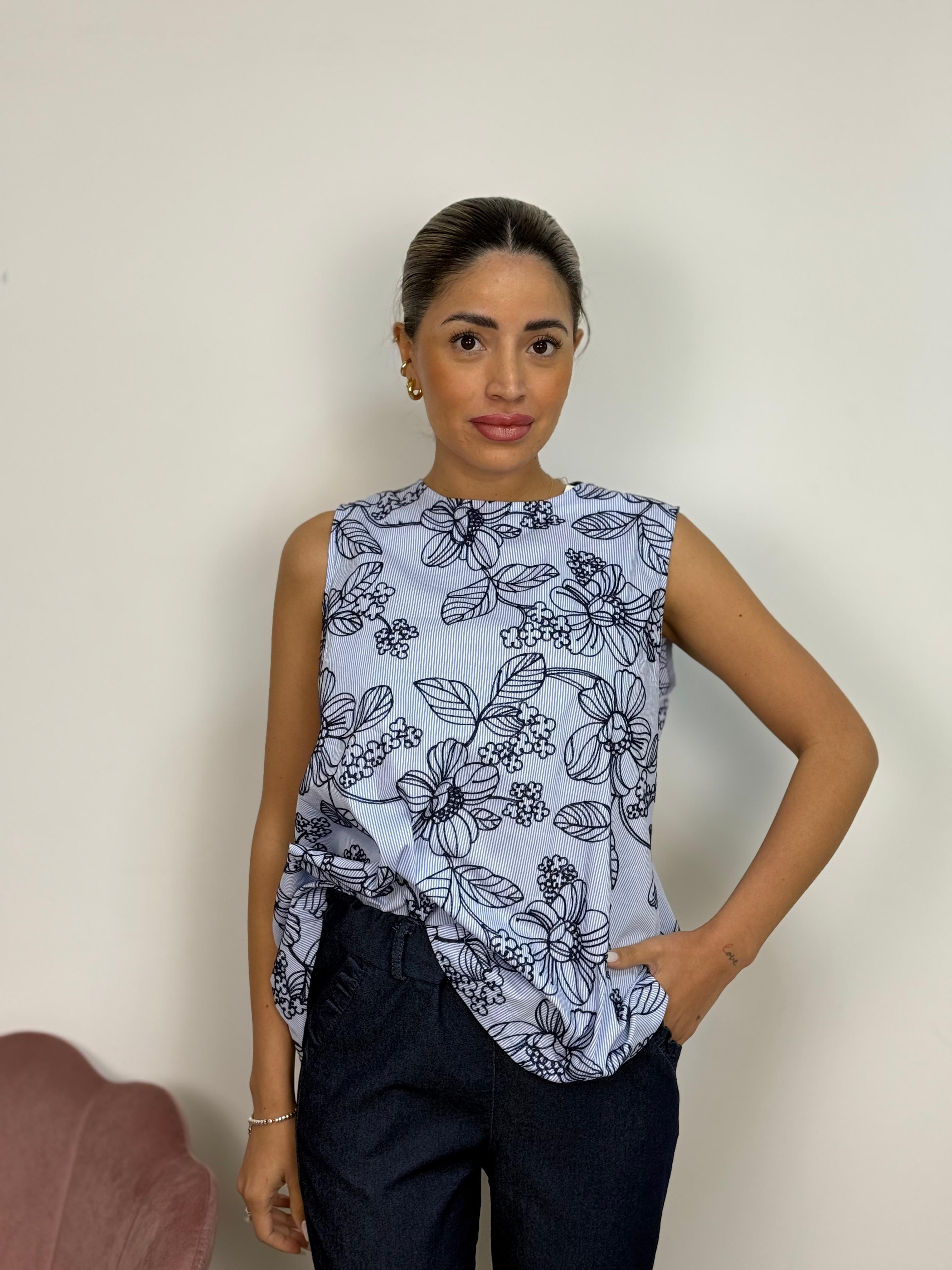 Maglia con Chiusura a Bottoni sulla Schiena Wendy Trendy