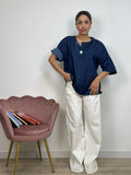 Maglia Estiva Over Denim