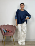 Maglia Over Denim Simple