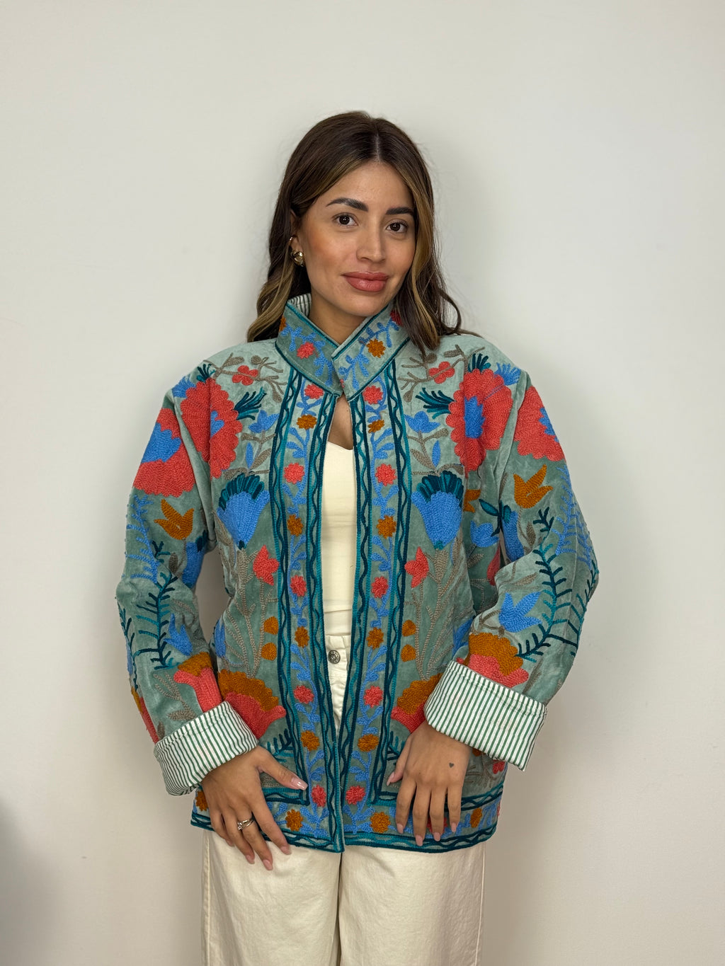 Giacca etniche ricamate
