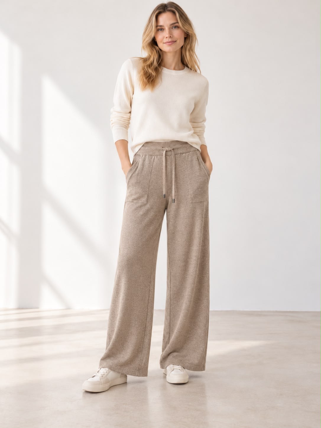 Pantalone Palazzo in Maglia