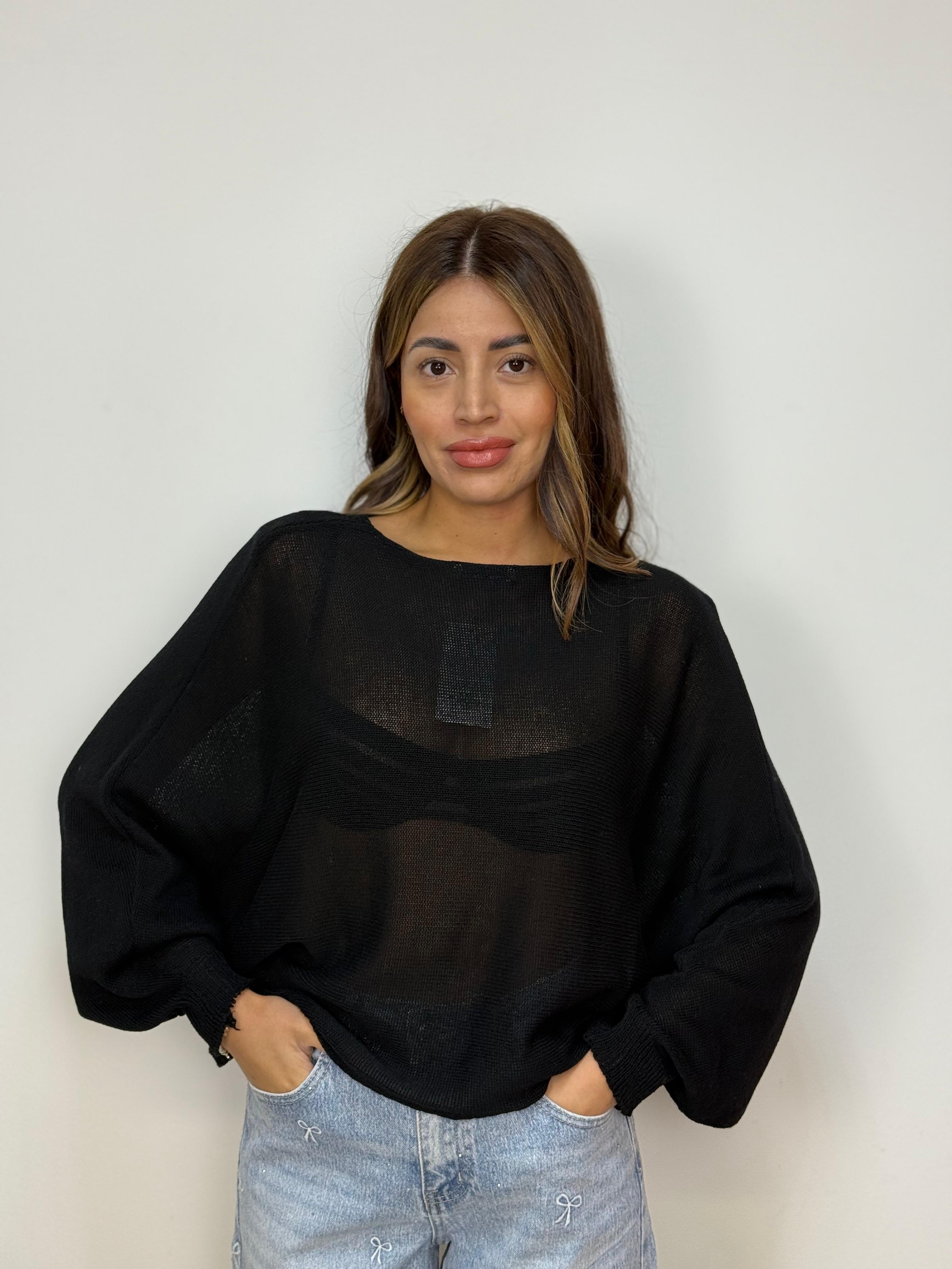 Maglia Mantella a Farfalla