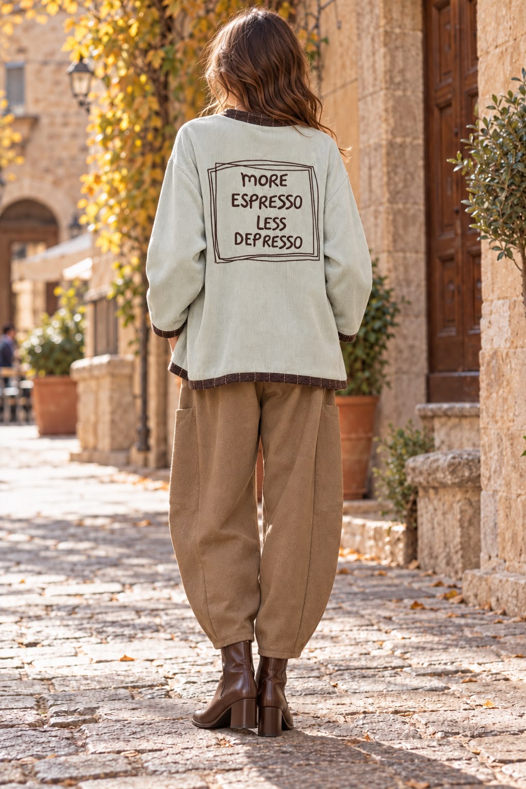 Giacca reversibile con Scritta Interna