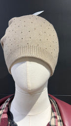 Cappello con Glitter Misto Cashmere