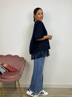 Pantalone Palazzo Estivo Sfrangiato