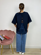 Pantalone Palazzo Estivo Sfrangiato