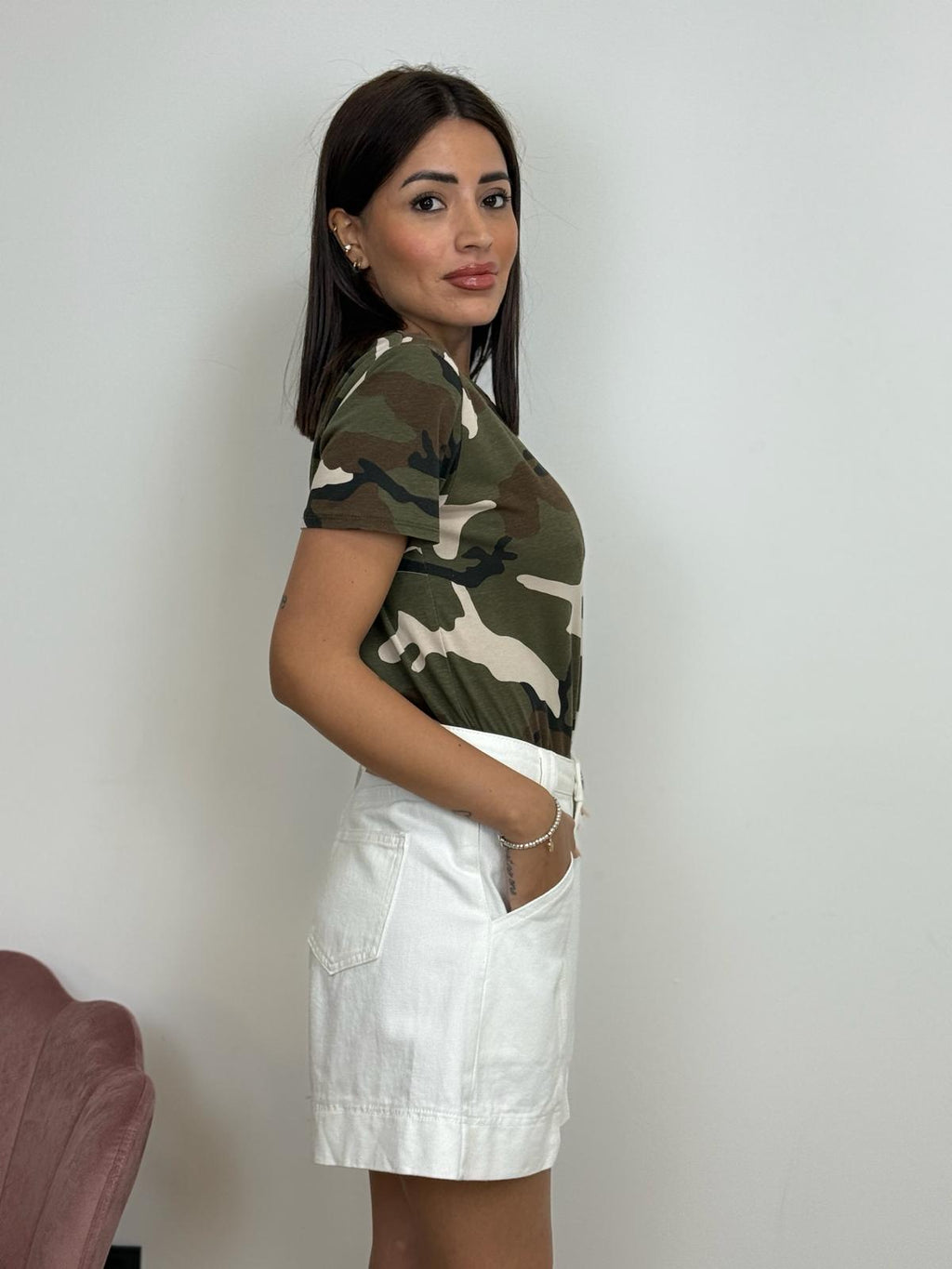 Shorts con Designs nei Bottoni