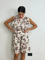 Canotta camicia con volant Liliana