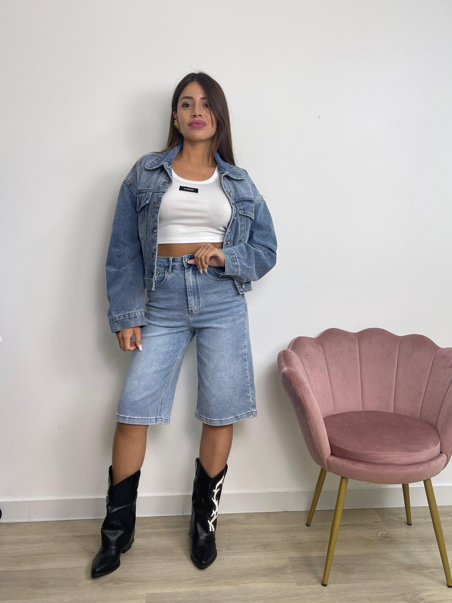 Bermuda in jeans