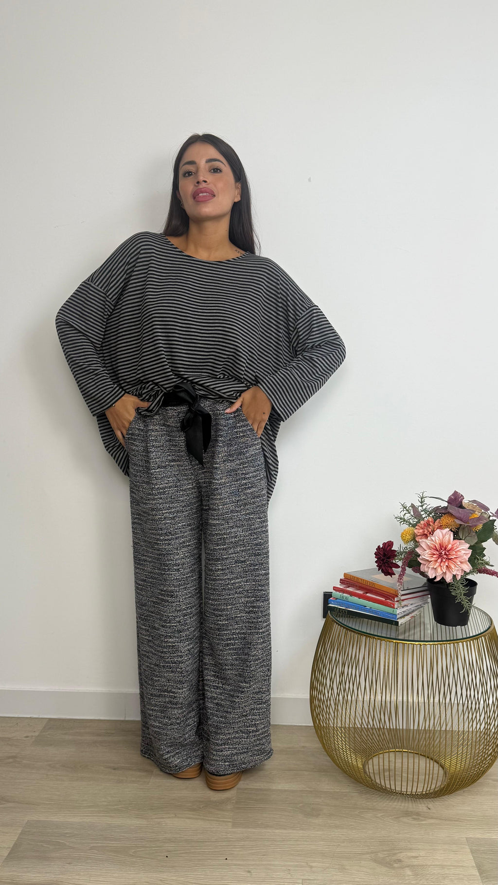 T-shirt maniche lunghe over di Wendy Trendy